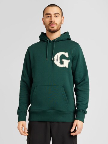 GANTSweater majica - zelena boja: prednji dio