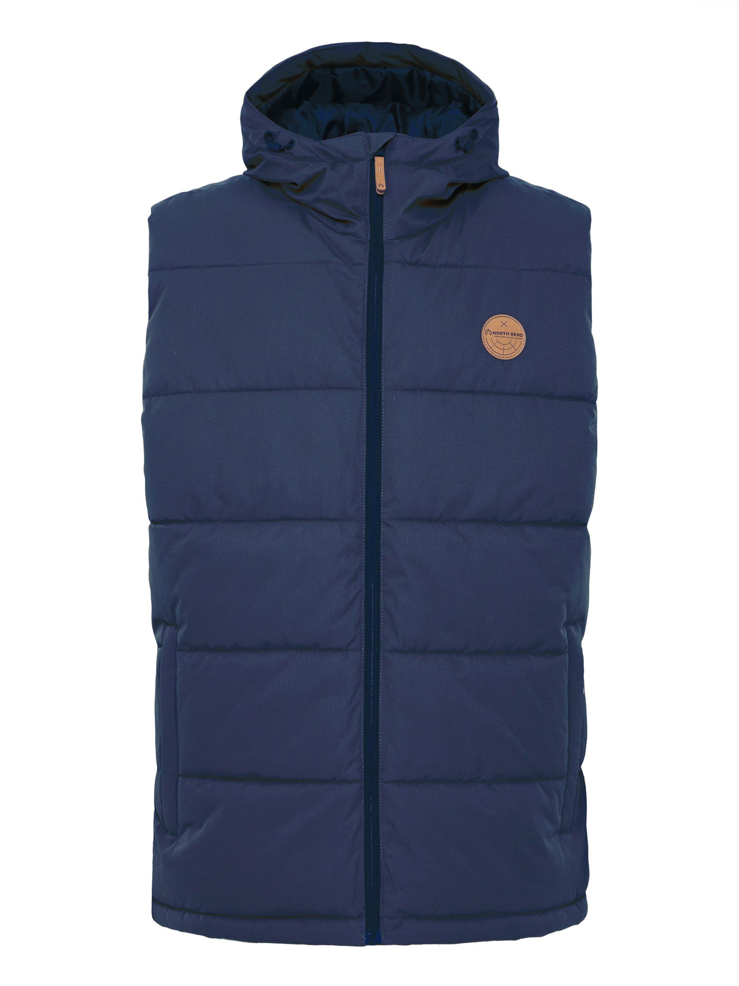 Gilet sportivo 'Elias' di North Bend in blu: frontale