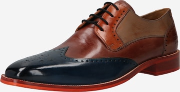 MELVIN & HAMILTON Lace-Up Shoes 'Jeff' in Red: front