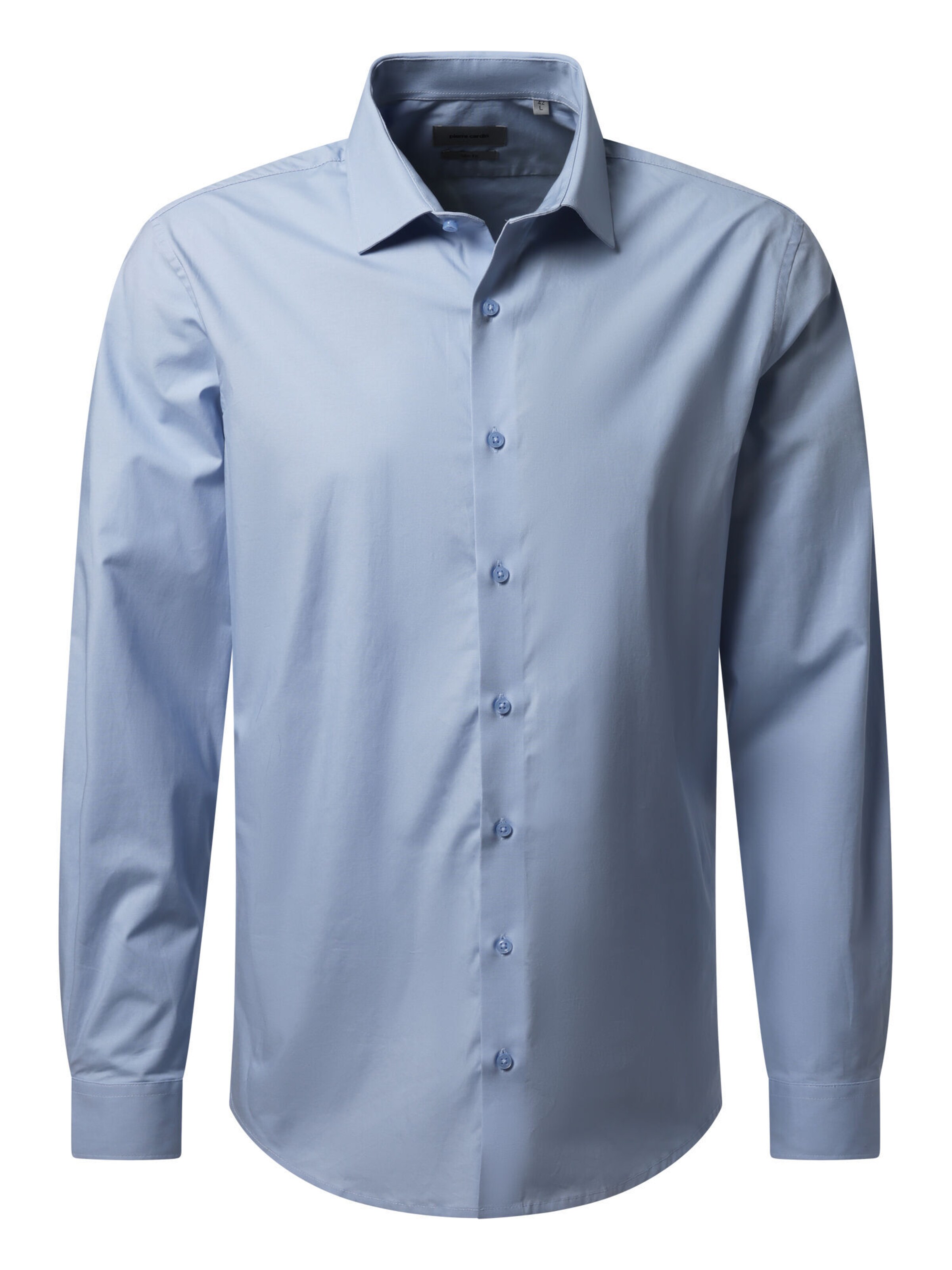 Chemise business PIERRE CARDIN en bleu : devant