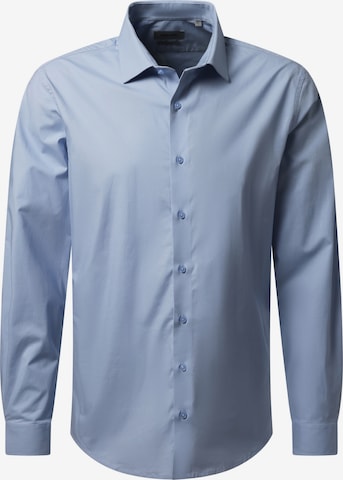 Chemise business PIERRE CARDIN en bleu : devant