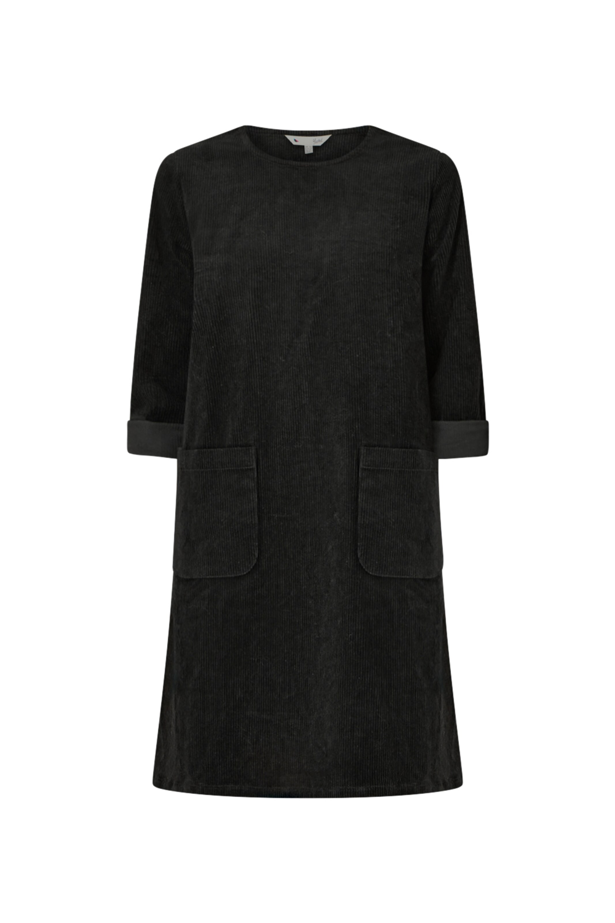 Yumi Kleid in Schwarz: Vorderseite