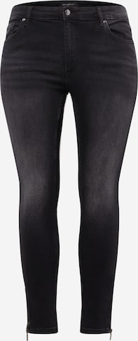 ONLY Carmakoma Skinny Jeans 'Willy' in Black: front