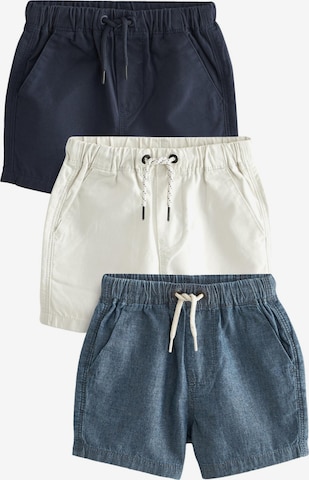 Regular Pantaloni de la Next pe albastru: față