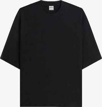 Bershka Tričko – černá: přední strana