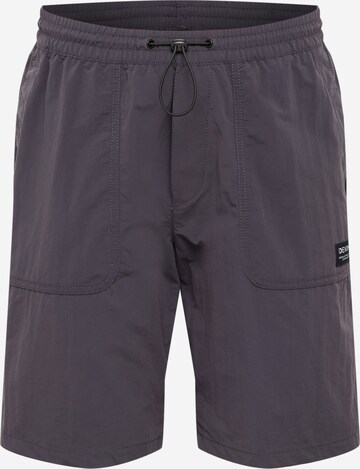 TOM TAILOR DENIM Loosefit Shorts in Grau: predná strana