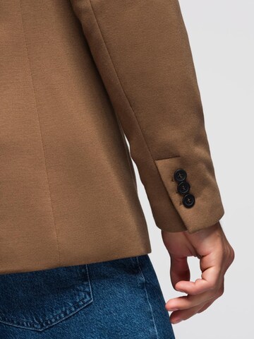 Regular fit Giacca da completo di Ombre in marrone