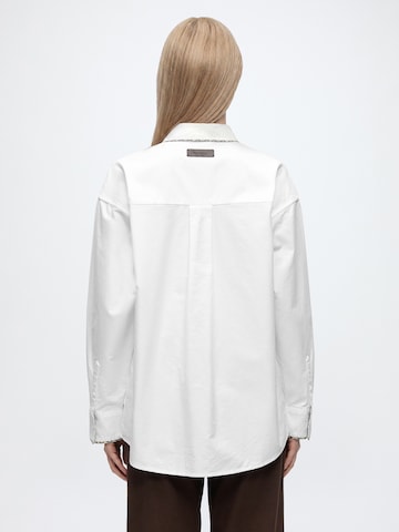 Barbour - Blusa 'Alverstone' en blanco