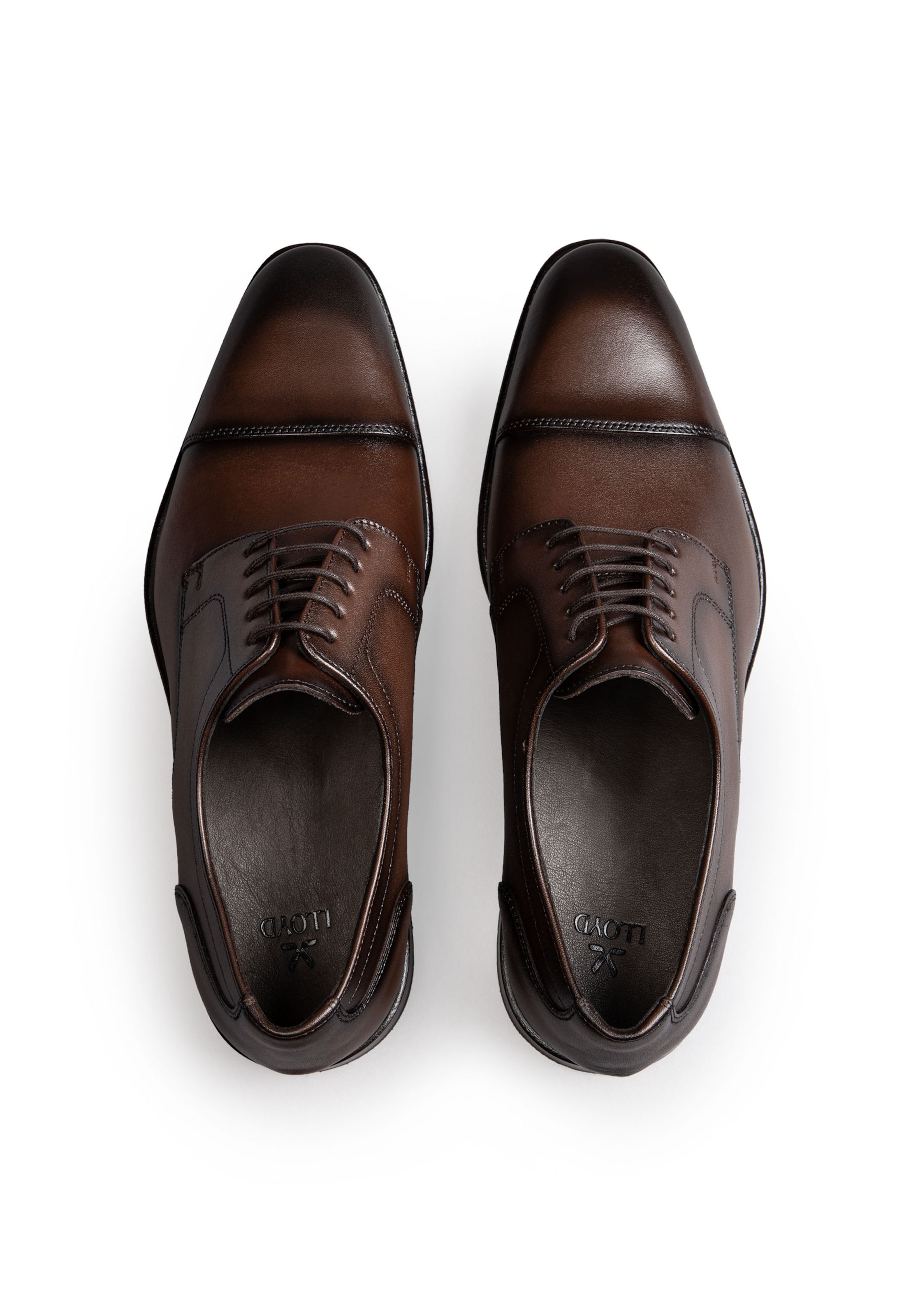 LLOYD Lace-up shoe in Brown: front