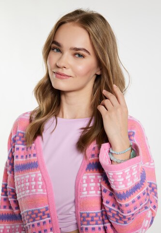 Cardigan IZIA en rose