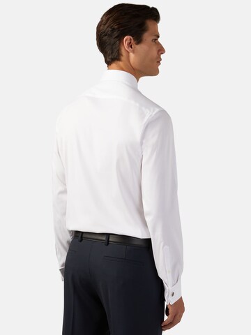 Coupe slim Chemise business Boggi Milano en blanc