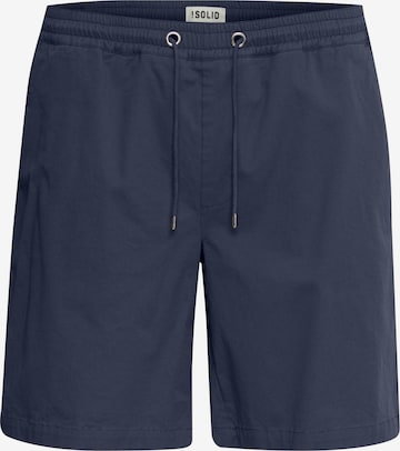 !Solid Loose fit Chino trousers ' JOE ' in Blue: front