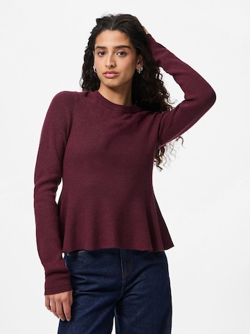 PIECES Pullover 'PCAmma' i rød: forside