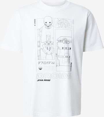 GAPMajica 'DROIDS' - bijela boja: prednji dio