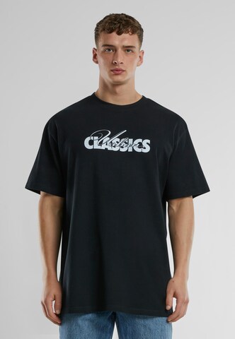 Urban Classics Tričko 'Cursive Bold' - Čierna: predná strana