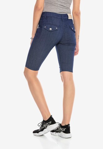 CIPO & BAXX Skinny Broek in Blauw