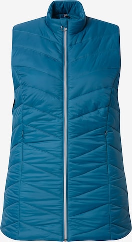 Ulla Popken Weste in Blau: Vorderseite