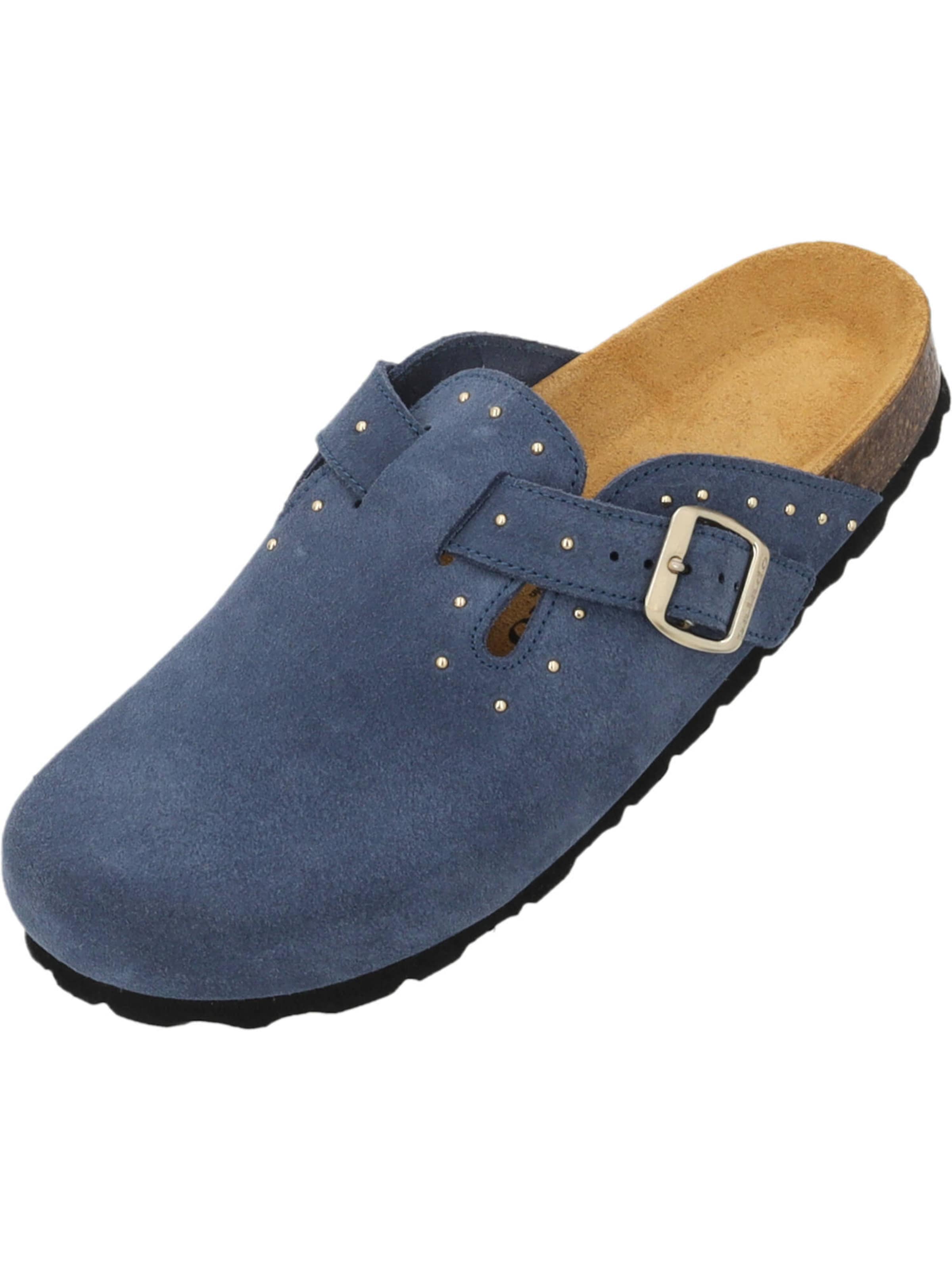Palado Mules 'Kiel Glint Premium' in Blue: front