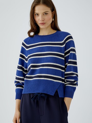 OUI Pullover in Blau: Vorderseite