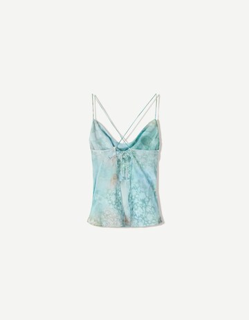 Haut Bershka en bleu