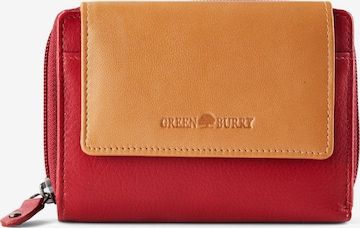 Portamonete 'Nappa' di GREENBURRY in rosso: frontale
