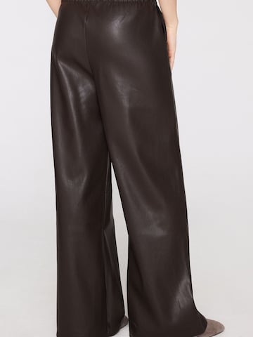 Tezenis Wide Leg Hose in Braun
