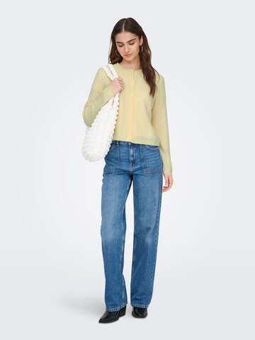 JDY Cardigan 'JDYApril' i gul