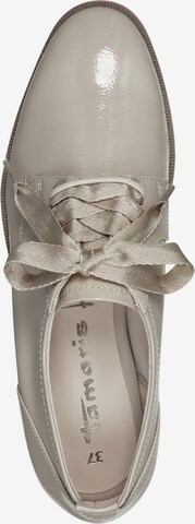 TAMARIS Lace-up shoe in Beige