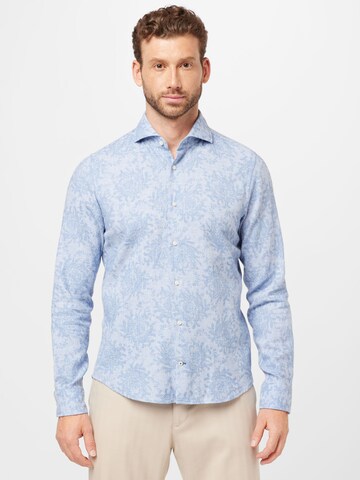 Coupe slim Chemise 'Pai' JOOP! en bleu : devant