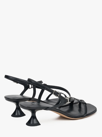 Sandalo '013-9' di Estro in nero