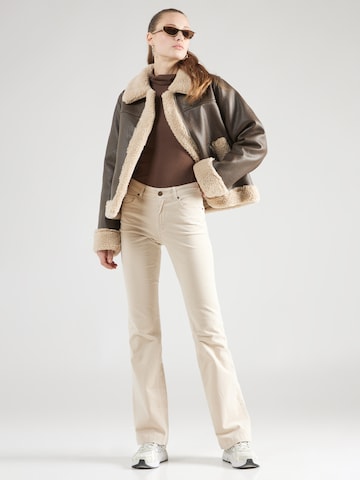 Springfield Flared Trousers in Beige