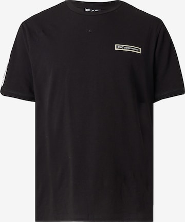 T-Shirt EA7 Emporio Armani en noir : devant