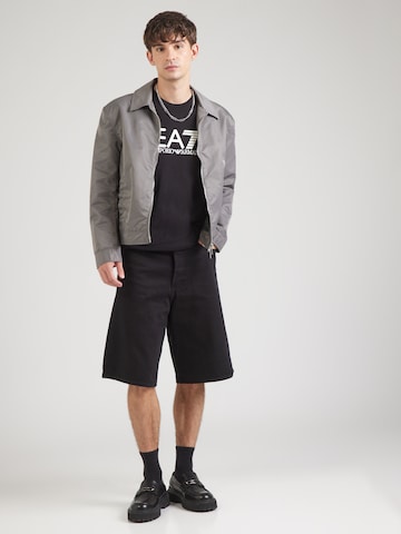 Tricou de la EA7 Emporio Armani pe negru