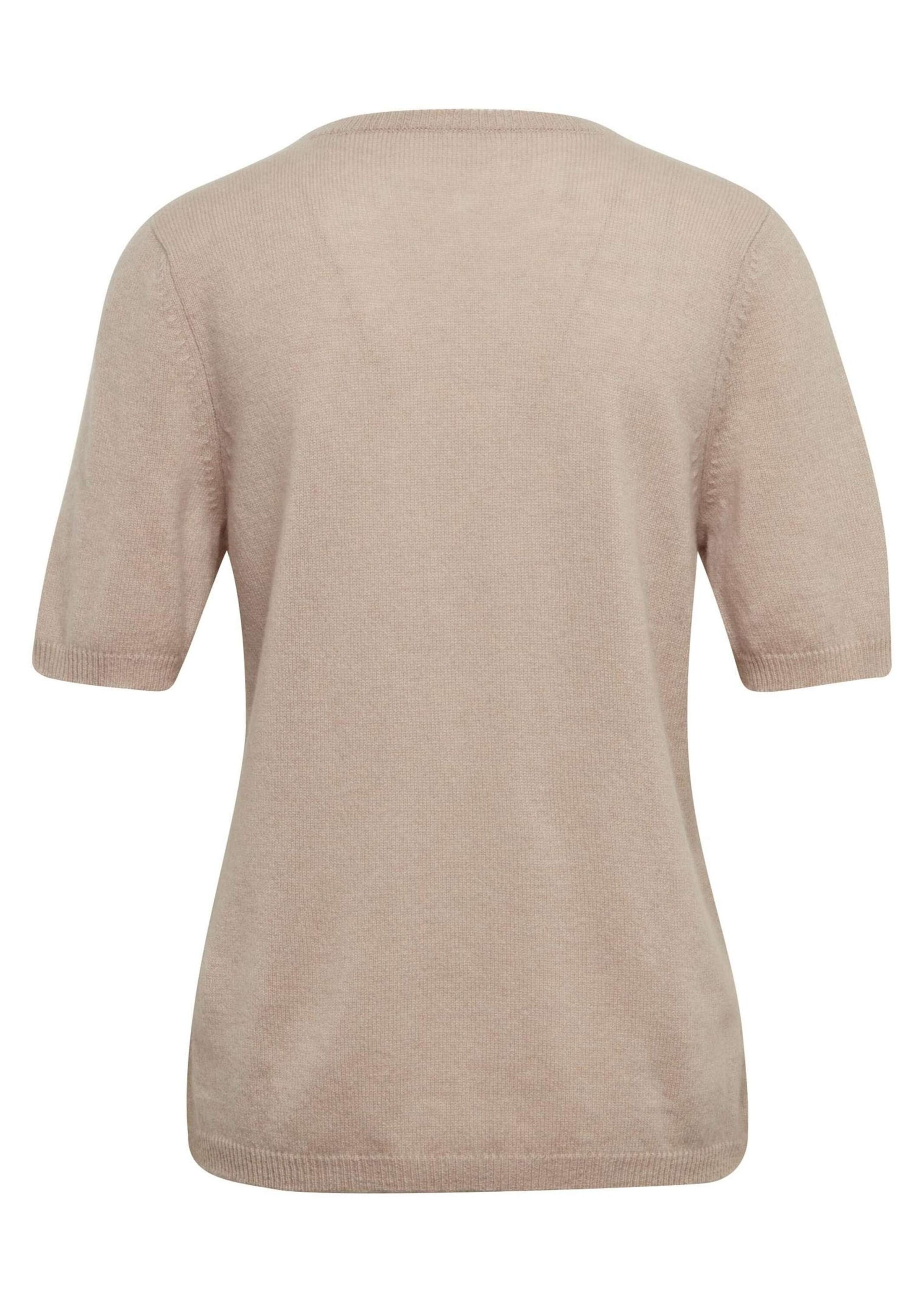 Goldner Pullover in Braun