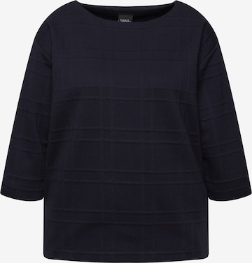 Ulla Popken Sweatshirt in Blue: front