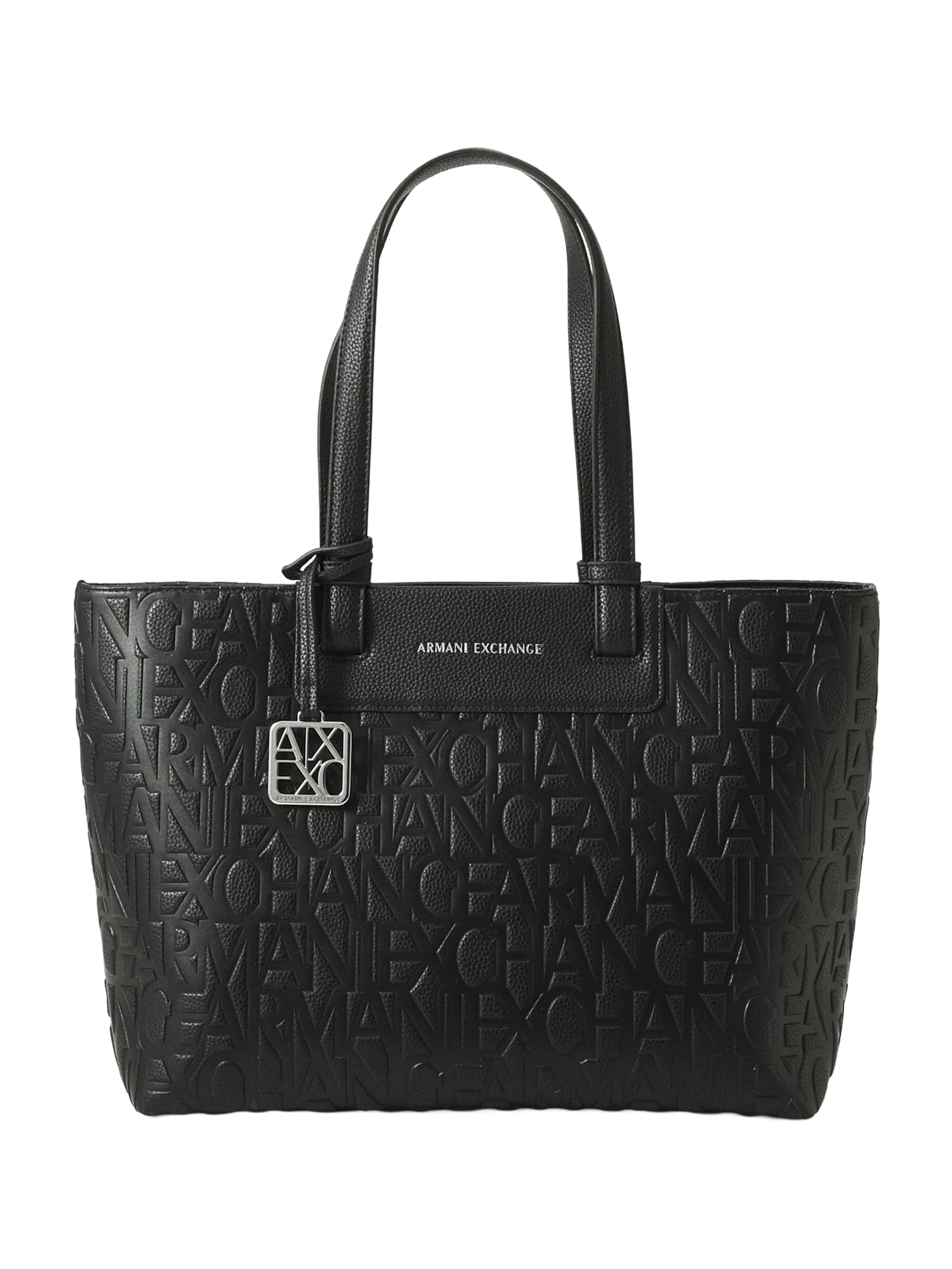 ARMANI EXCHANGE - Shopper 'Liz Pebble' en negro: frente