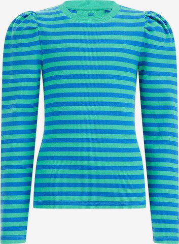 WE Fashion Shirt in Blauw: voorkant