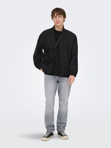 Only & Sons Overgangsjakke 'ONSMatt' i sort