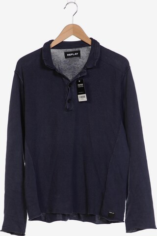 REPLAY Pullover XL in Blau: predná strana