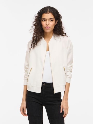 VILA Bomberjacke 'VIBubble' in Weiß: Vorderseite