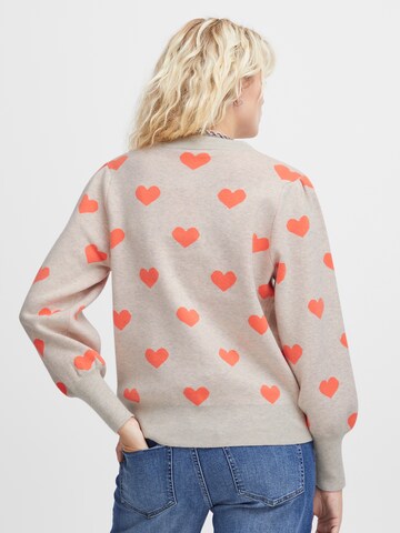 ICHI Strickjacke 'BRIELLE CA2' in Beige