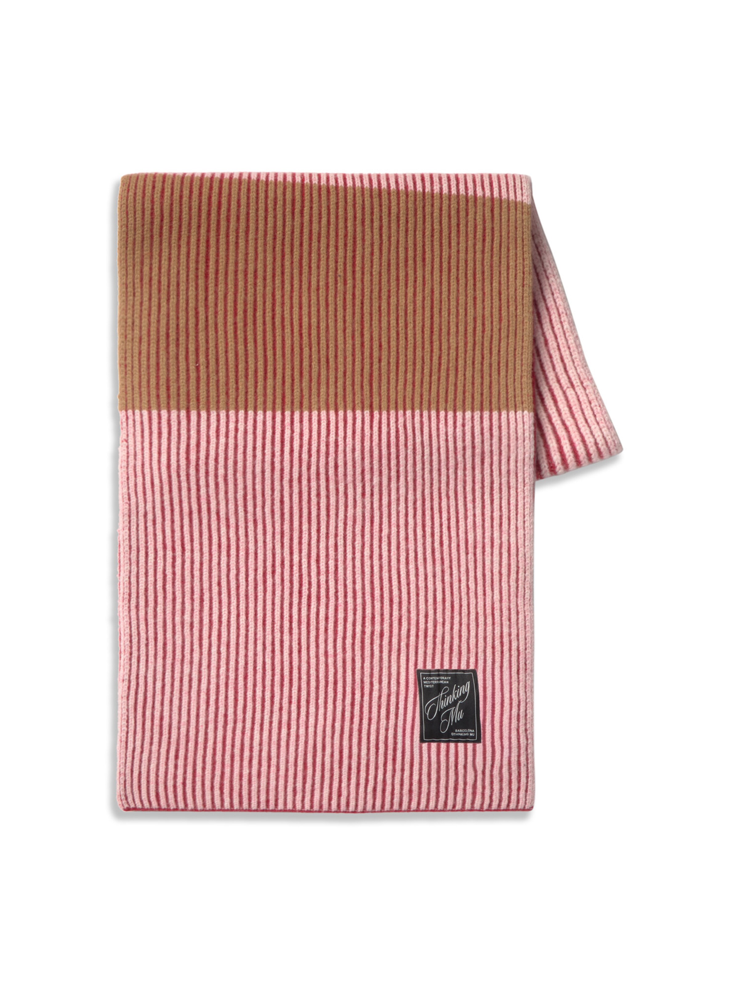 Thinking MU Schal in Pink: Vorderseite