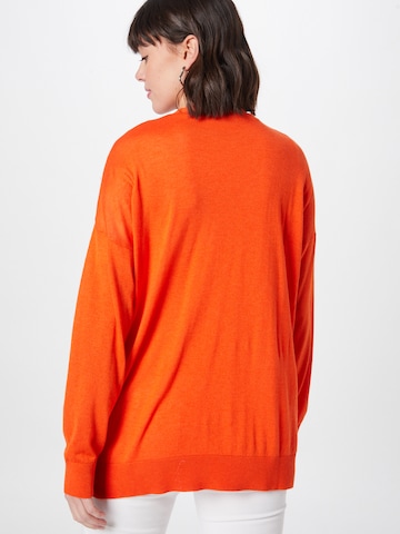 UNITED COLORS OF BENETTON Knit Cardigan in Orange