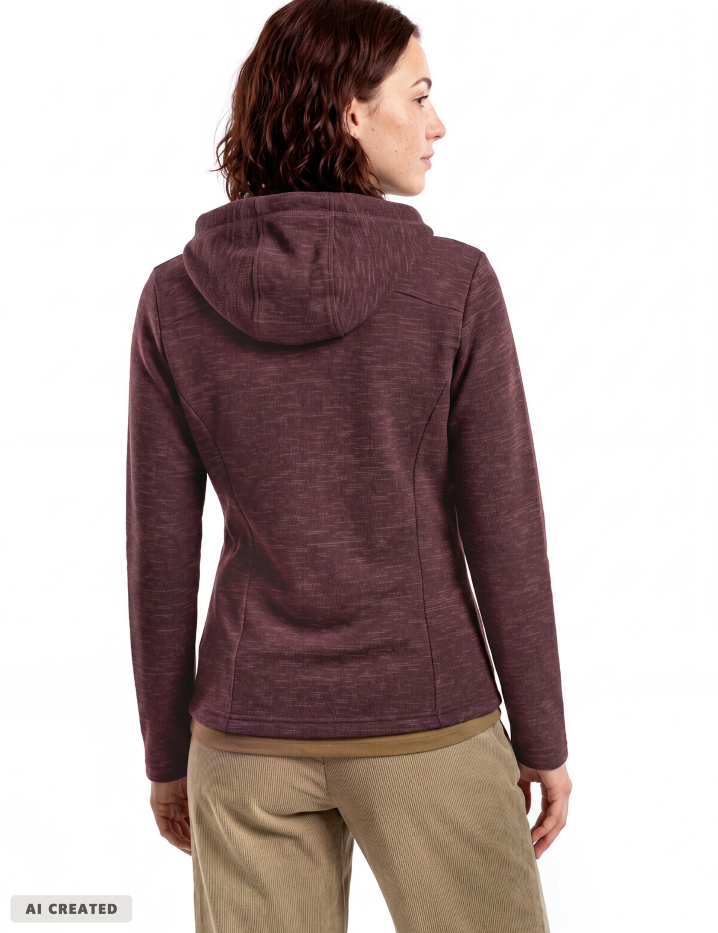 VAUDE Functionele fleece jas in Rood