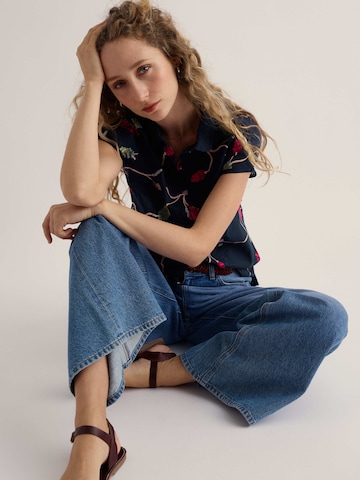 Seasalt Cornwall Blouse 'Rushmaker' in Blue