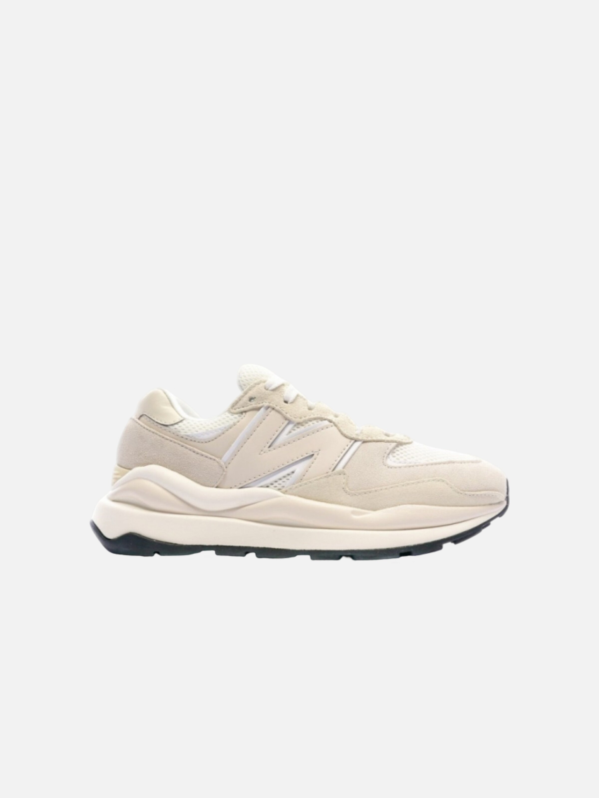 new balance - Zapatillas sin cordones en beige: frente