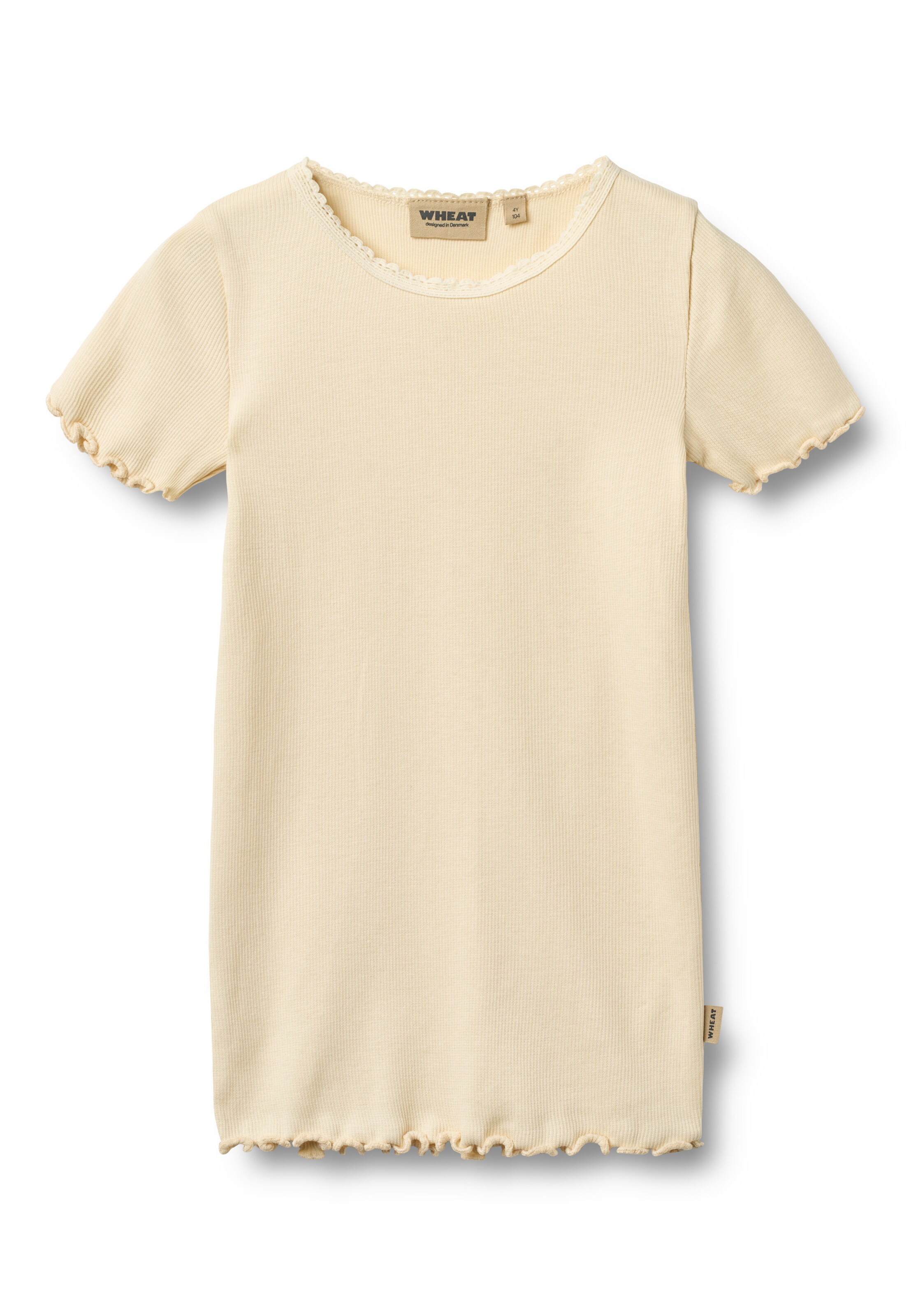T-Shirt 'Katie' WHEAT en beige : devant