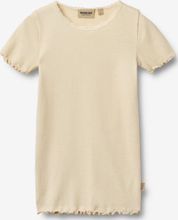 T-Shirt 'Katie' WHEAT en beige : devant