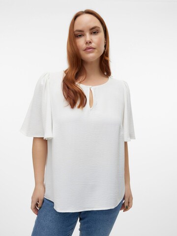 Vero Moda Curve Blouse 'VMAlva' in White