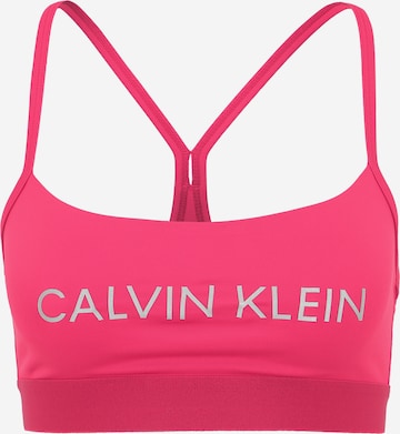 Calvin Klein Sport Bralette Bra in Pink: front